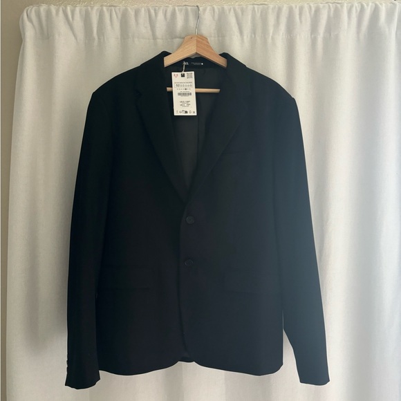 Zara Men's Black Blazer - Picture 1 of 2